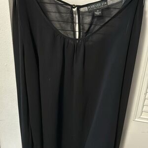 Forever 21 Plus Size Black Top